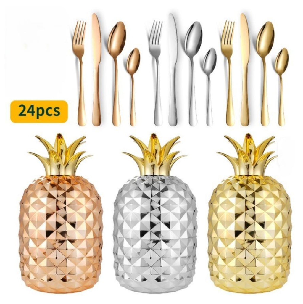 CUBIERTOS PINEAPPLE DELUXE