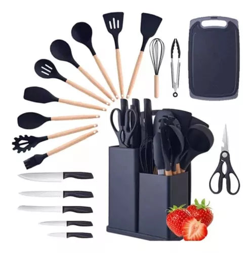 Set De Utensilios De Cocina Silicona