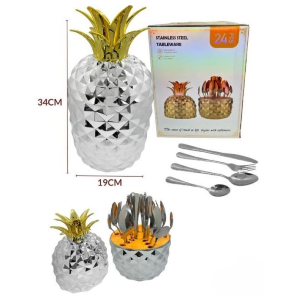 CUBIERTOS PINEAPPLE DELUXE