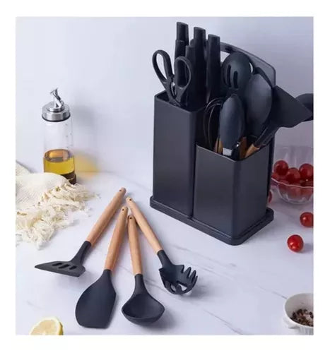 Set De Utensilios De Cocina Silicona