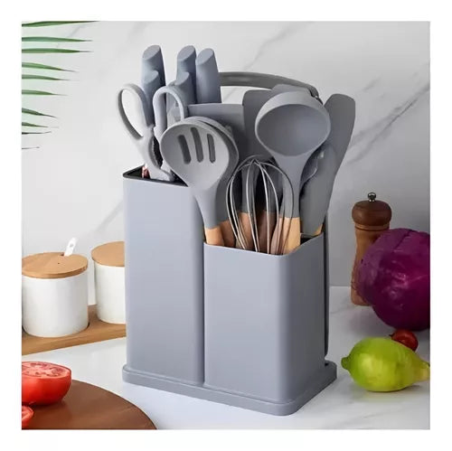 Set De Utensilios De Cocina Silicona