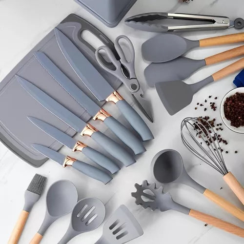 Set De Utensilios De Cocina Silicona