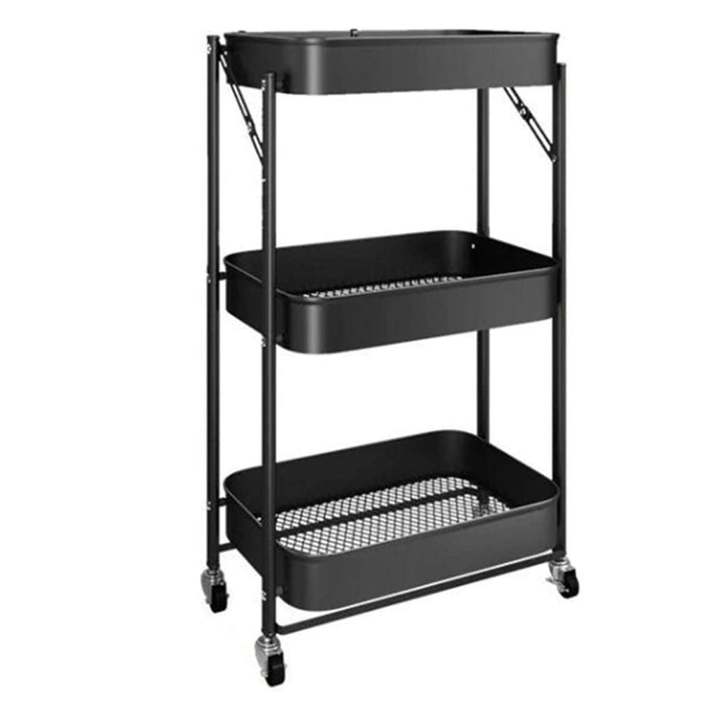 Carro de cocina | 3 Niveles | Metálico | Plegable