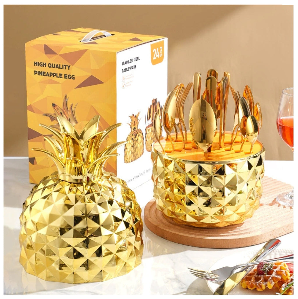 CUBIERTOS PINEAPPLE DELUXE