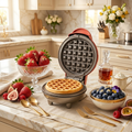 Mini Wafflera Electrica Antiadherente
