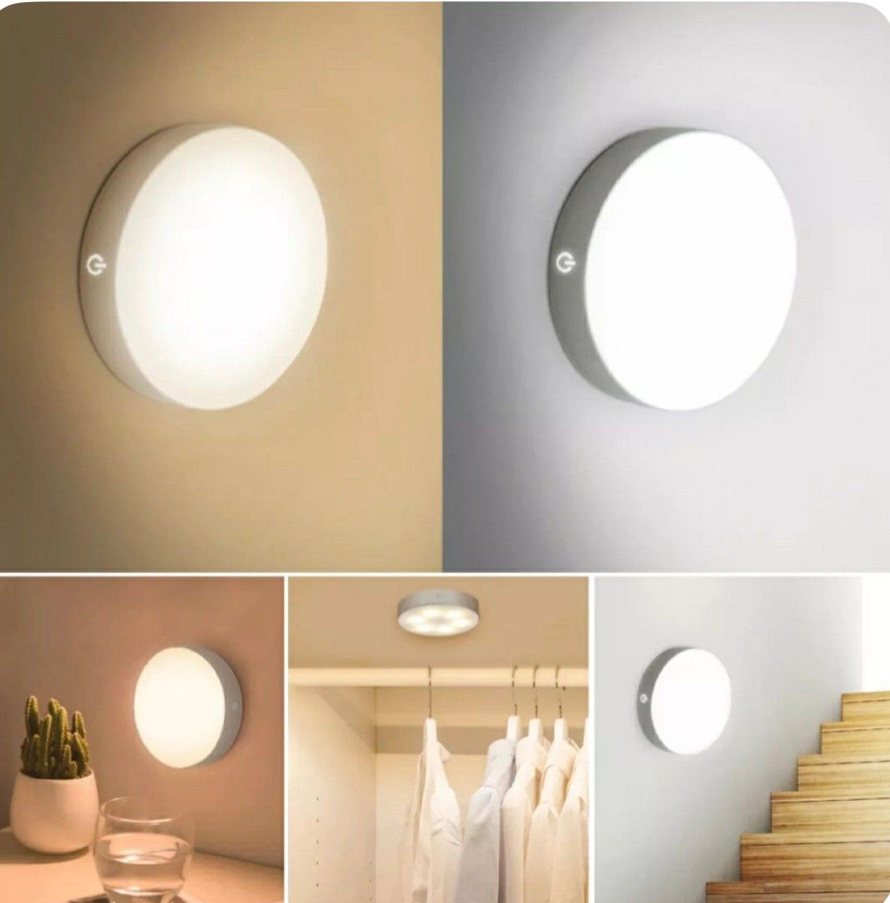 LAMPARA LUZ LED REDONDA