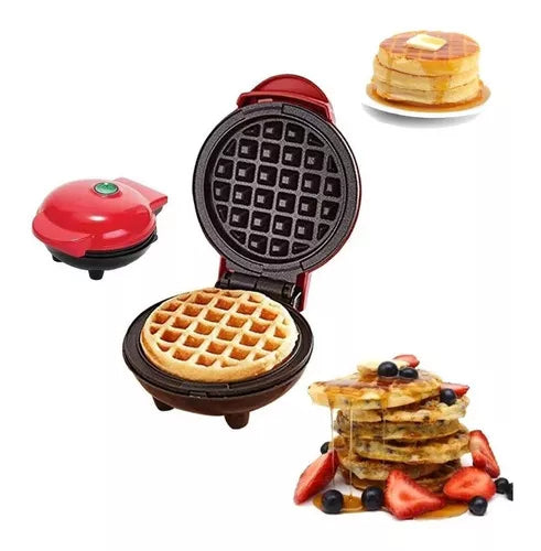 Mini Wafflera Electrica Antiadherente