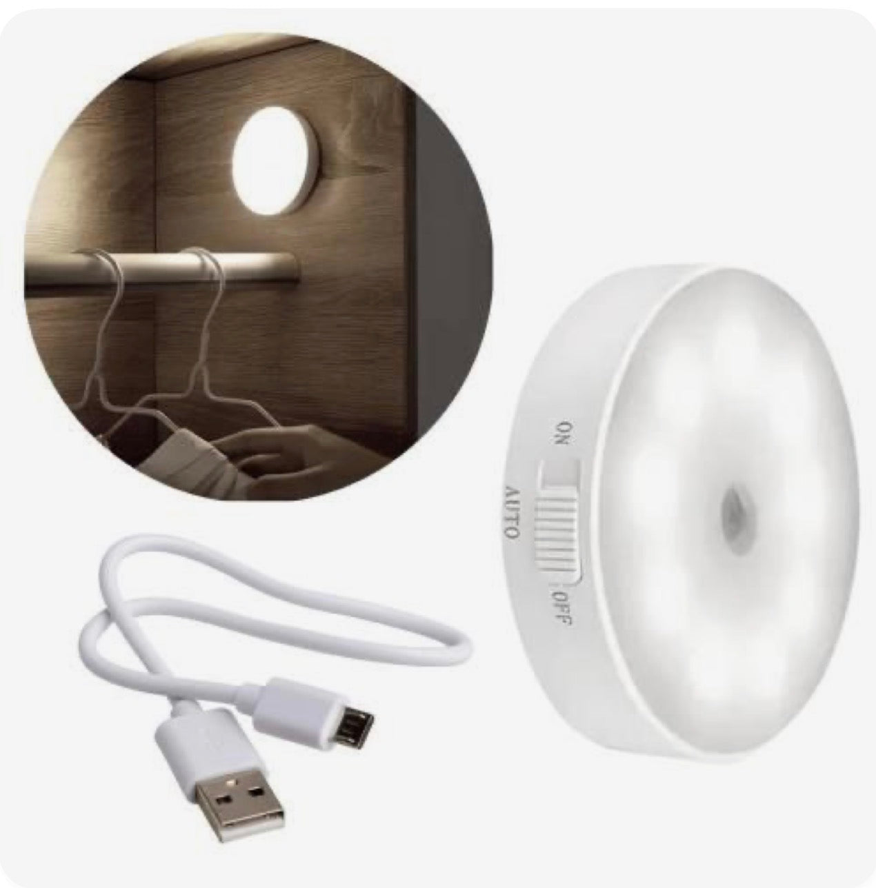 LAMPARA LUZ LED REDONDA