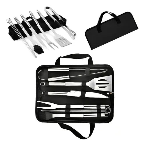 SET DE UTENSILIOS BBQ X6 PIEZAS