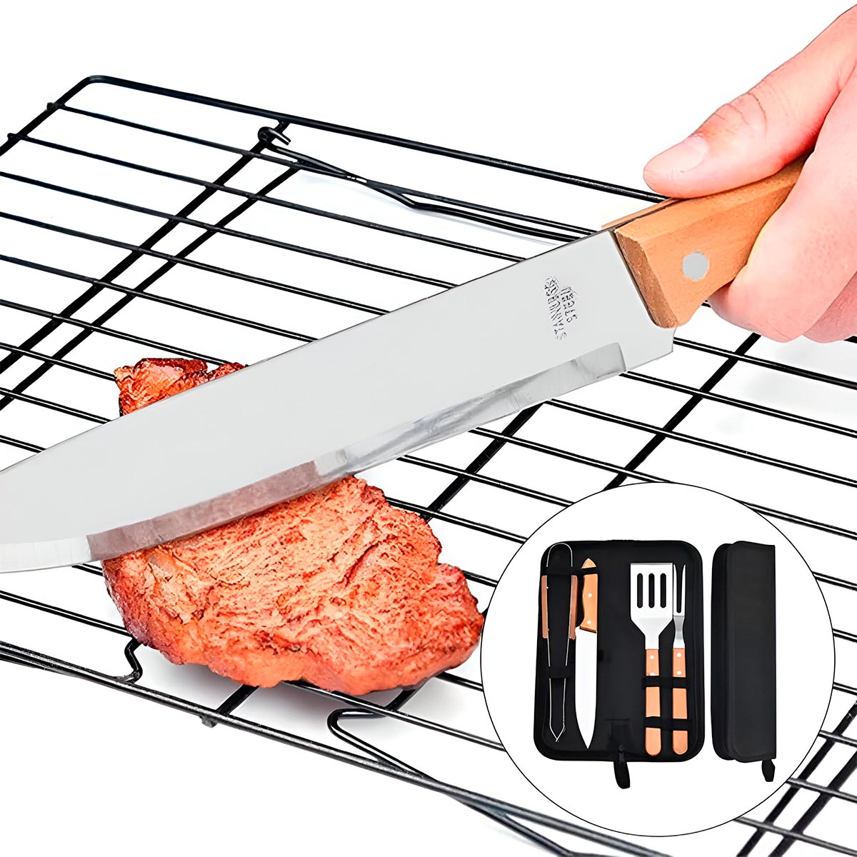 KIT BBQ 4 PIEZAS | Utensilios MY-XQD001